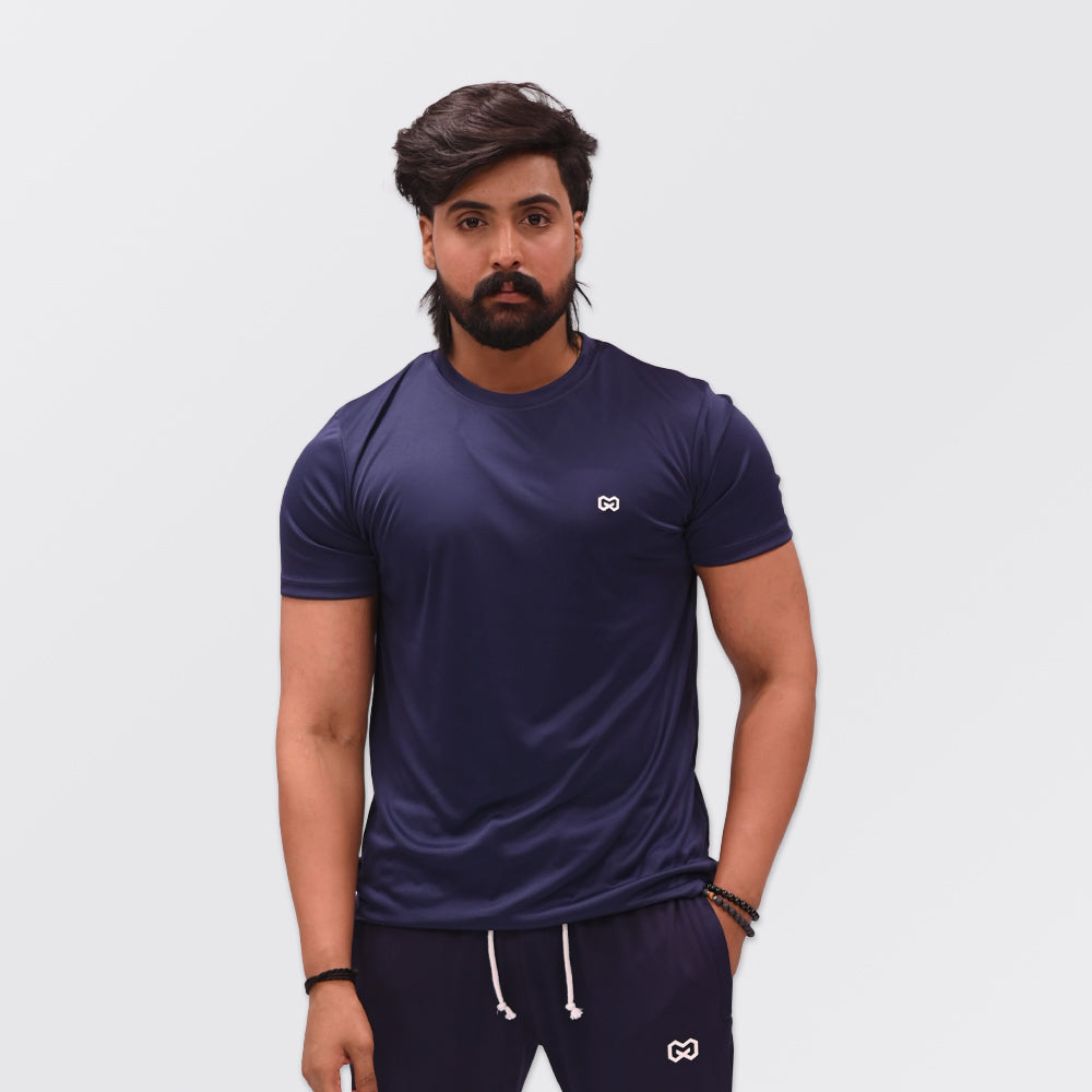 Dry Fit T-Shirt in Navy Blue