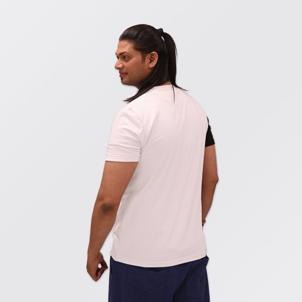 Red Edge Cotton Stripped T-Shirt