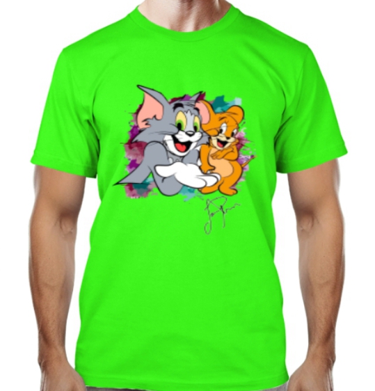 Men Dri-fit with print Tom & Jerry