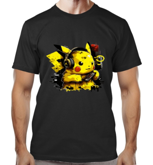 Men Dri-fit with print Pikachu